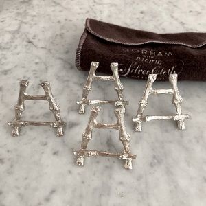 MCM Silver Placecard Holders